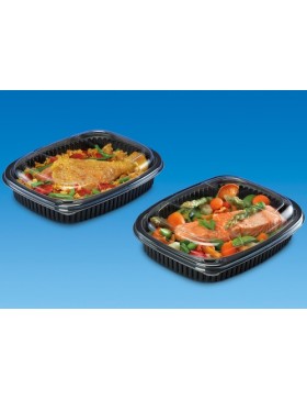 Bandeja doble para hostelería con tapa