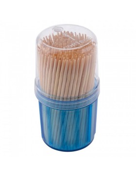 Palillos redondos con dispensador de tubo