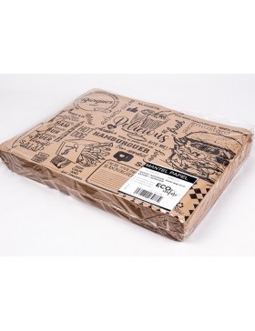 MANTEL 30x40 ECO-NATURAL BURGER 40GR 1000 UDS